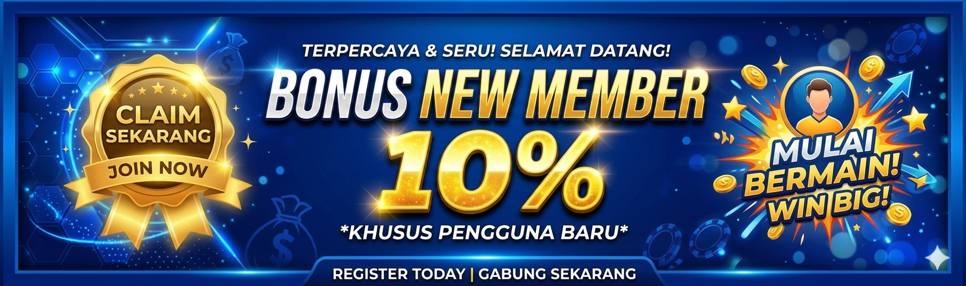 BONUS NEW MEMBER 10%