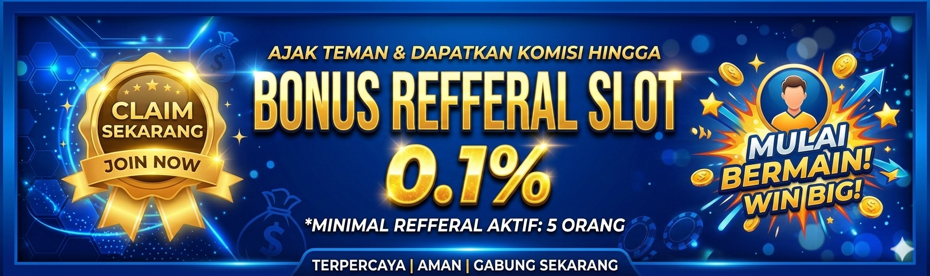 BONUS REFFERAL 0.1%